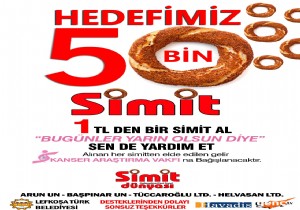 Hedefimiz 50 Bin Simit Kampanyasna ar