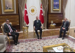 Erdoan ve Yldrm Babakan Erhrman  Kabul etti