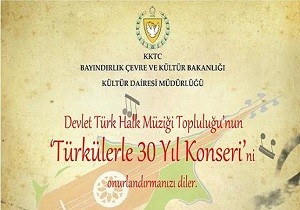 Devlet Trk Halk Mzii Topluluundan  Trklerle 30 Yl  Konseri