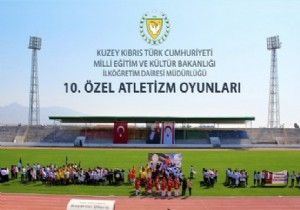 Lefkoa da 10. zel Atletizm Oyunlar na Heyecan