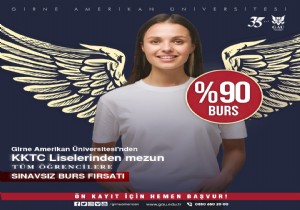 Youn lgi Sebebiyle Uzatlan GA %90 Bursu  in Son Bavuru 8 Haziran Pazartesi