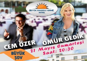 mr Gedik ve Cem zer Girne ye Geliyor